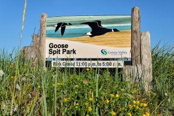 Eingang Goose Spit Park